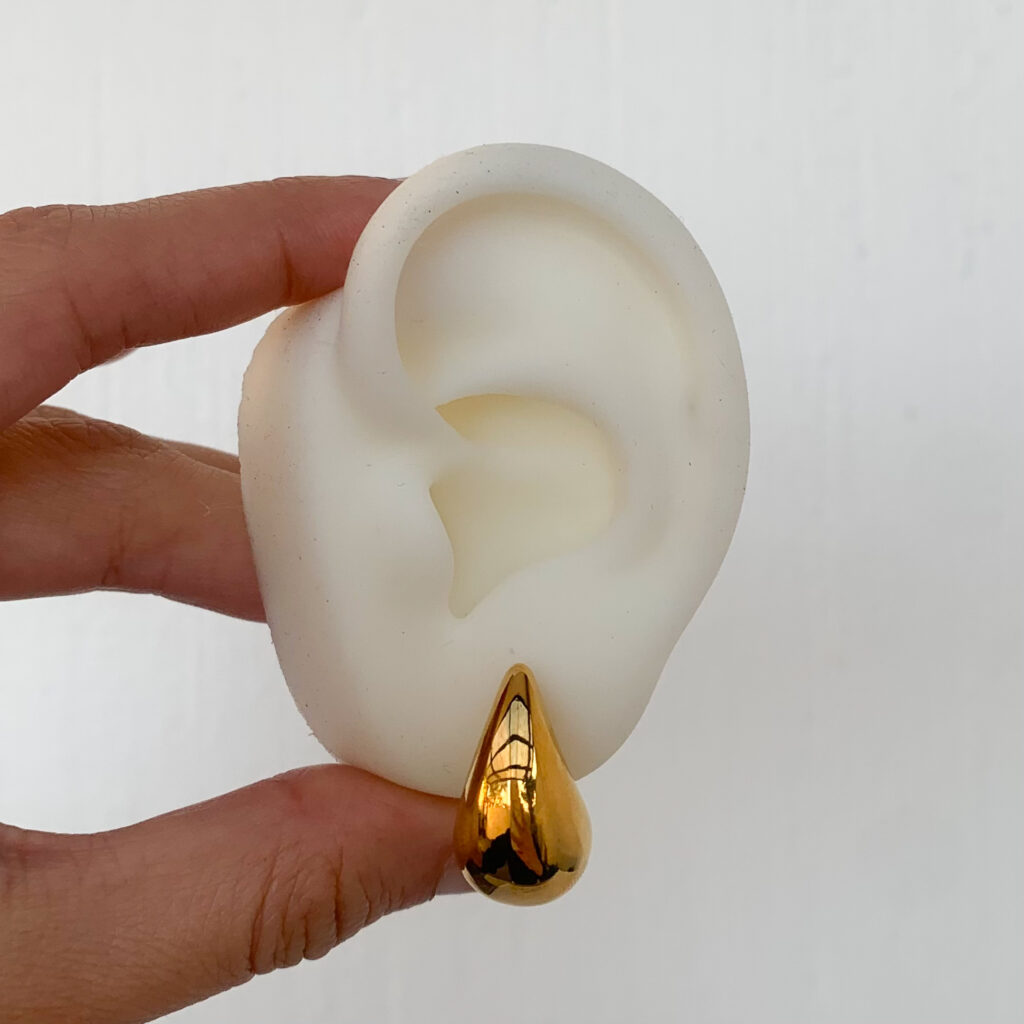 Aretes Milán (S) Dorado