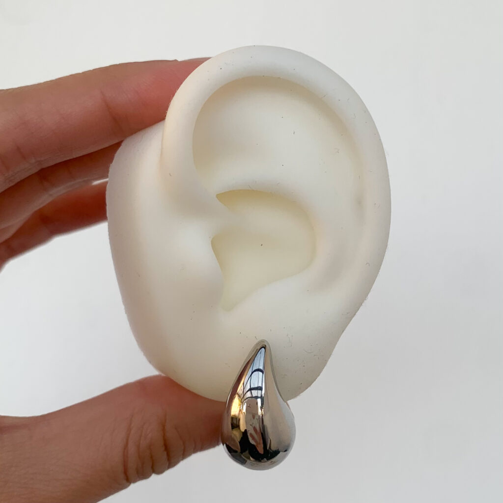 Aretes Milán (S) Plateado