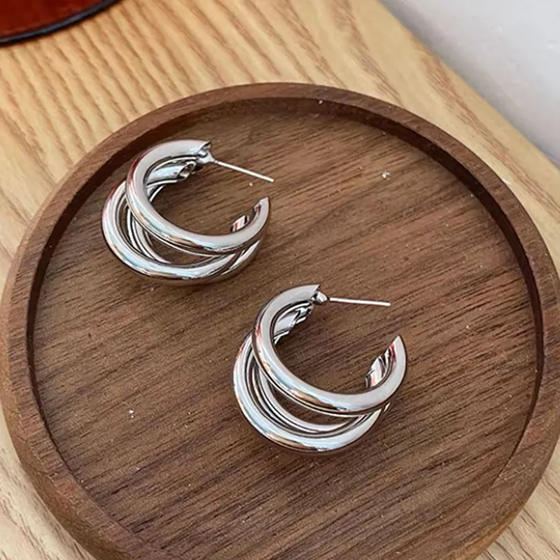 Aretes Mumbai Plateado