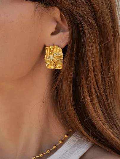 Aretes Cairo Dorado