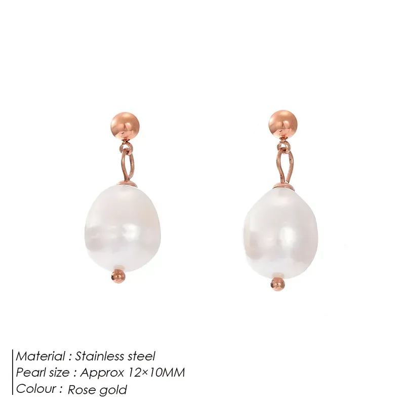 Aretes Bari Rose Gold
