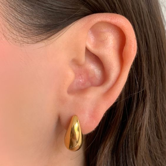 Aretes Milán (S Skinny) Dorado