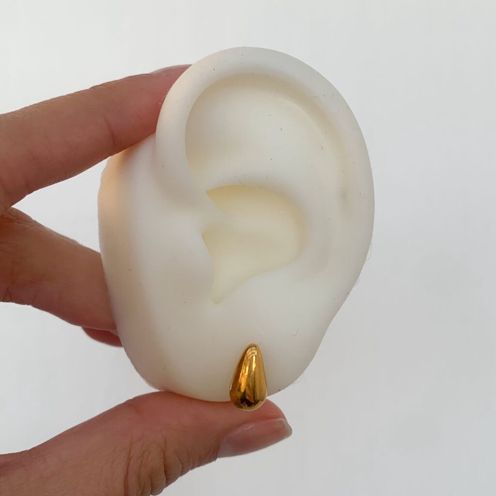 Aretes Milán (XS) Dorado