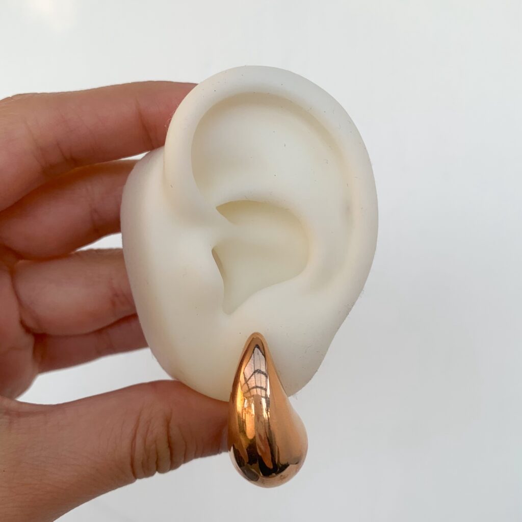 Aretes Milán (M) Grueso Rose Gold